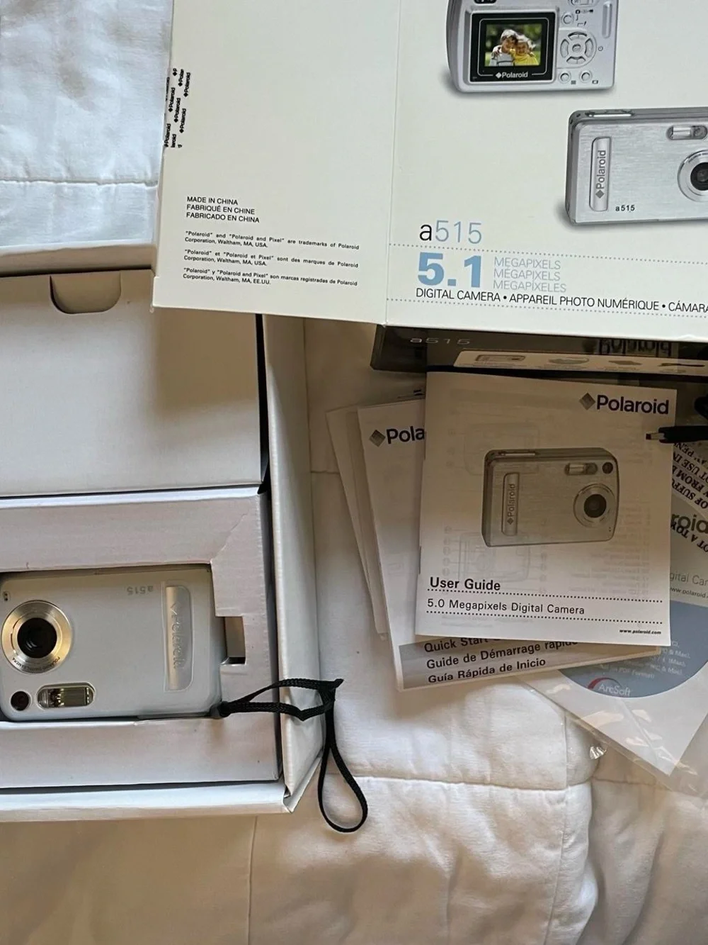 Polaroid Silver A515 Digital Camera (Tested & Working)
